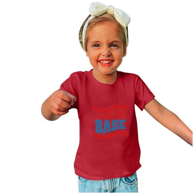 Birdeem Chemises pour Enfants T-Shirt Graphique à Manches Courtes Col Rond Crop Top pour Filles et Garçons de 3 à 14 Ans T-Shirt Tee