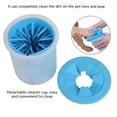 thumbnail image 3 of Mascota Suave Suave Silicona Color Sólido Mascota Pata Limpiador Taza Lavadora De Pies Herramienta Azul, 3 of 7