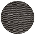 thumbnail image 2 of SAFAVIEH Bohemian Caymen Geometric Area Rug, Black/Ivory, 6' x 6' Round, 2 of 8