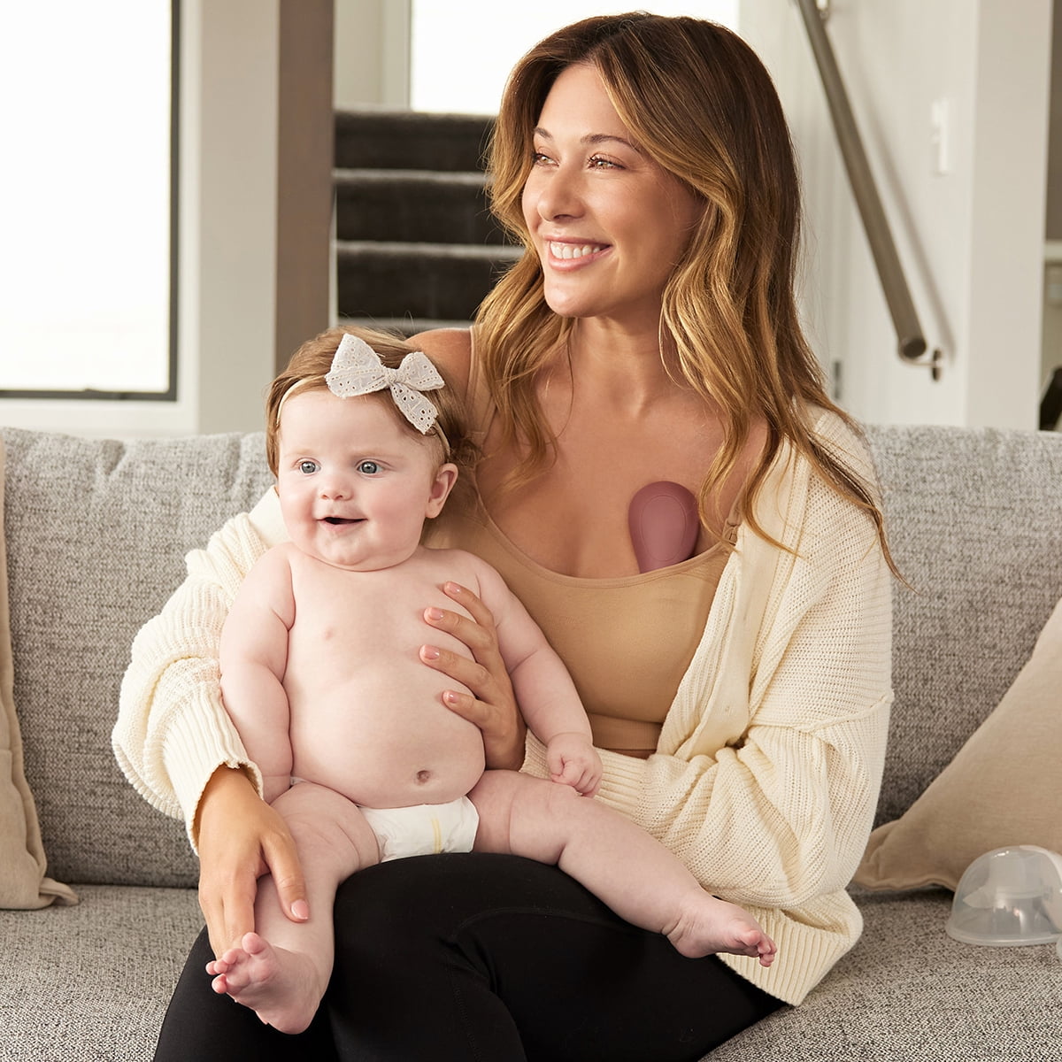 Momcozy Lactation Massager for Breastfeeding 3-in-1, 1 Pack Kneading Breast Massager with Heat
