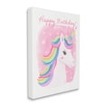 thumbnail image 4 of Stupell Industries Happy Birthday Unicorn Fairy Tales & Fantasy Painting Gallery Wrapped Canvas Print Wall Art, 36 x 48, 4 of 8