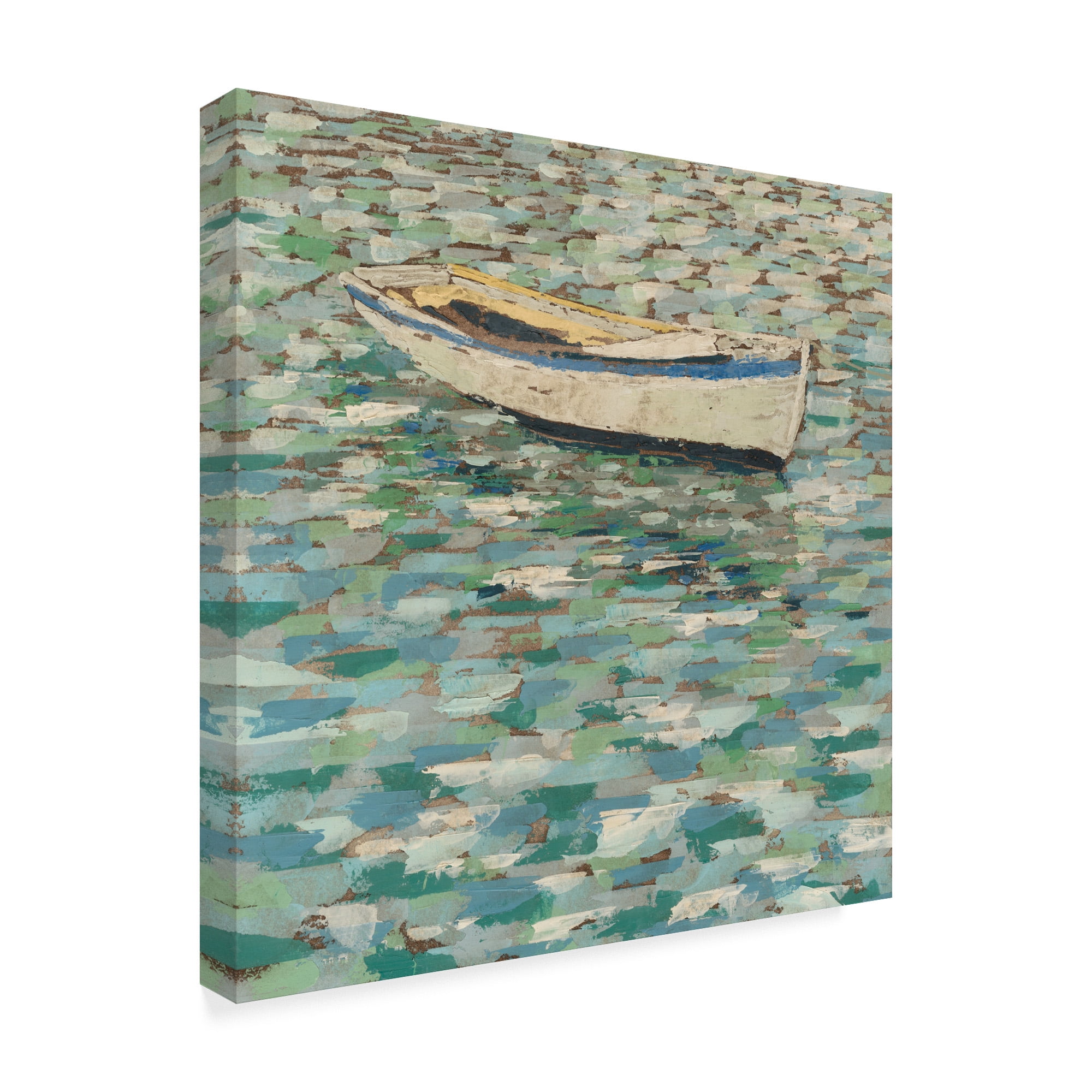 Trademark Fine Art 'On the Pond I' Canvas Art by Megan Meagher