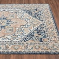 thumbnail image 6 of Luxe Weavers Oriental Medallion Navy 8x10 Area Rug, Stain-Resistant Carpet, 6 of 8