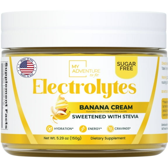 Banana Cream Electrolytes - 37 Servings | Zero Sugar Hydration