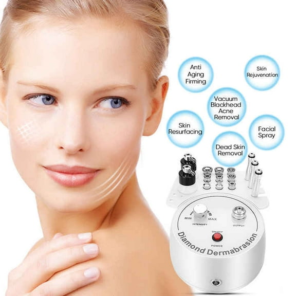 Professional 3 in 1 Diamond Microdermabrasion Dermabrasion Machine Facial Care Salon Equipment Vacuum & Spray