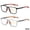 red+orange, variant on Zinqora 2‑Pack Men Sport Multifocal Reading Glasses, Lightweight Square Frame Readers