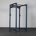 thumbnail image 2 of Titan Fitness TITAN Series 90" Navy Bolt-Down Power Rack, 36" Depth, Rackable 2000 LB Cage, 1.25" Pull Up Bar, Crossmember Nameplate, Roller J-Hooks, Weightlifting and Strength Training, 2 of 7