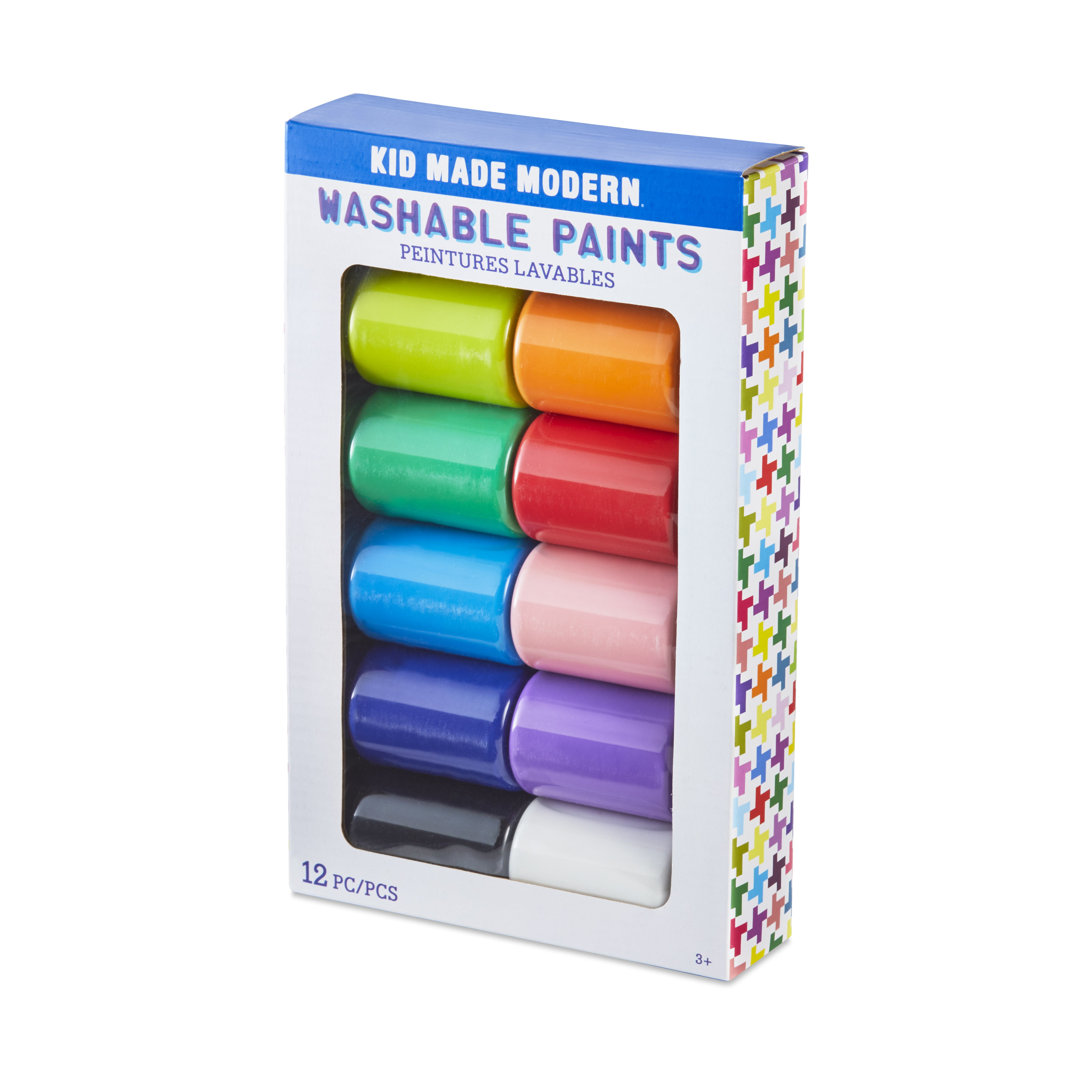 Kid Made Modern Washable Paint Set - 12 Count - Painting Art Supplies for  Kids and Toddlers Ages 3 and Up 