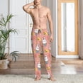 thumbnail image 2 of Honiee Rabbit So Cute for men - a sleek fusion of Straight Pajama Pants, versatile Lounge Pants, and cozy Sleepwear, all rolled into one-, 2 of 6
