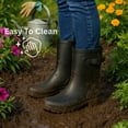 thumbnail image 5 of Alpine Swiss Reya Womens Waterproof Tall Rain Boots Non-Slip Rubber Mid Calf Garden Shoes, 5 of 7