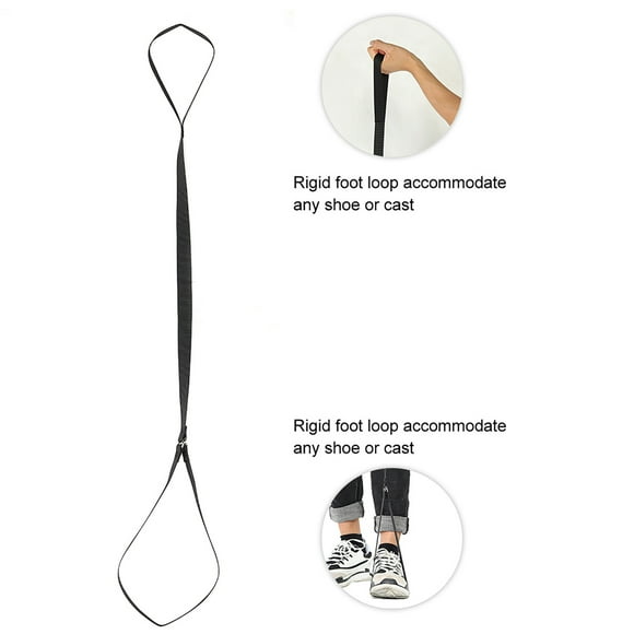 Hip Knee Leg ,Leg Lifter, Nylon Leg Lifter Strap Durable Leg Lifter With Foot and Hand Strap Hip Knee Replacement Mobility Aids for Adult Elderly