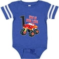 thumbnail image 3 of Inktastic Monster Truck How I Roll 1st Birthday Boys Baby Bodysuit, 3 of 5