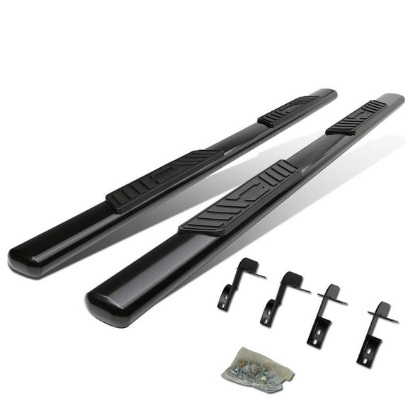 DNA Motoring 5" Black Side Step Nerf Bars Running Boards for 1999-2016 Ford F250 F350 SD Super Cab