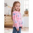 thumbnail image 3 of Hotiary 1-7Y Girls Winter Warm Casual Fleece Jacket Top Long Sleeve Zipper Hooded Sweatshirt Holiday Hoodies Coat, 3 of 8