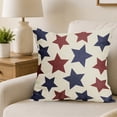 thumbnail image 4 of America 250 4th of July Pillow Covers, Star & Stripe Flag Print Cushion Cases, Independence Day Home Festival Decoration, 4 of 4
