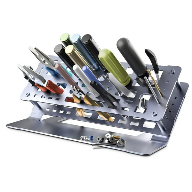 Organizador de herramientas METALTER, estante para destornilladores, aleación de aluminio