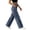 77Navy408, variant on High Waist Wide Leg Pants For Women Casual Loose Trousers Flowy Long Pants For Daily Wear Soft Bottom L