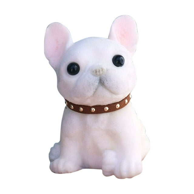 SPOORYYO Hand-painted Pet Dog Stress Reliever Toy Cute Simulation Design Soft Stress Relief Decoration Gift