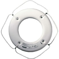 Jim-Buoy HS-30 W U.S.C.G. Approved Hard Shell Series Life Ring - 30", White