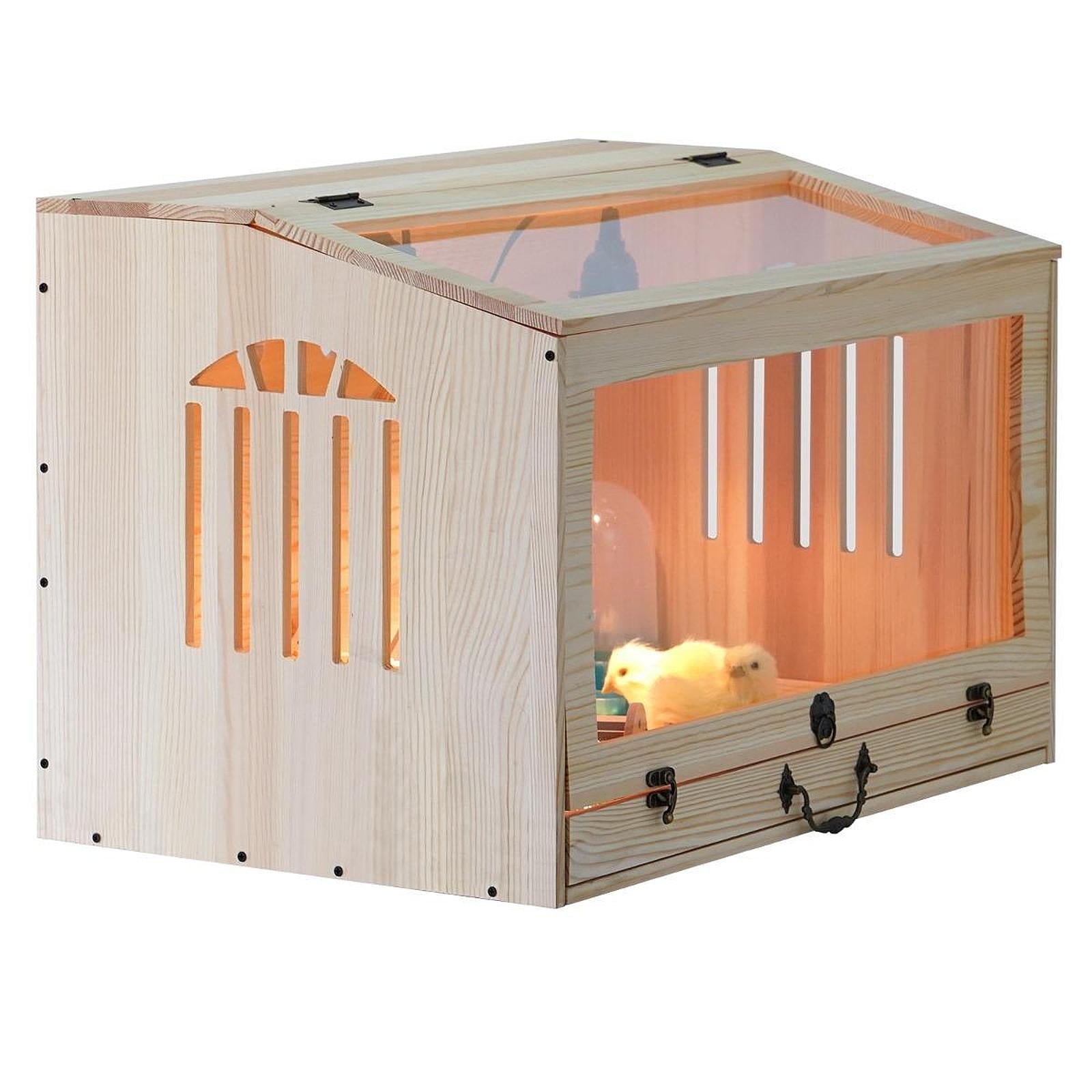 CarpNettore Chick Brooder Box Lightweight Poultry Brooder for Quail Small Animals Ducks