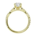 thumbnail image 2 of Unique Moments 1.50 ct Lab Grown Pear Diamond Infinity Solitaire Engagement Ring 14K Yellow Gold, 2 of 6
