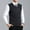 Dark Grey, variant on Pxiakgy Sweater Vest Men Mens Fashion Casual V Neck Bottomed Plaid Shirt Sleeveless Sweater Vest Sweaters for Men Size: M-3Xl