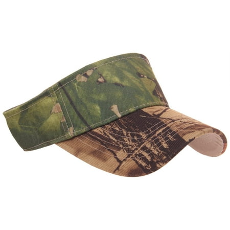 Blue Equipment - Enimay Sports Tennis Golf Sun Visor Hats Adjustable Velcro Plain Bright Colors Hunter Camo