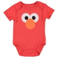 thumbnail image 4 of Happy Threads Sesame Street Elmo Baby Gift Set, Baby Clothes Set 3-Piece Bodysuit Beanie Hat Socks, Red, 3-6 Months, 4 of 8