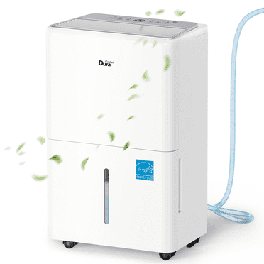 DuraComfort 50 Pint Dehumidifier for 4500 sq ft Basement & Large Rooms, Portable with Drain Hose, Powerful Humidity Control
