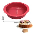 thumbnail image 7 of Shoreew 4/6/8-Inch Round Cake Mold Silicone Easy Release Non-stick Reusable Mousse Mooncake Maker Mould Kitchen Baking Tools, 7 of 7