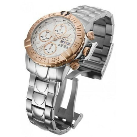 invicta chronograph subaqua swiss automatic silver