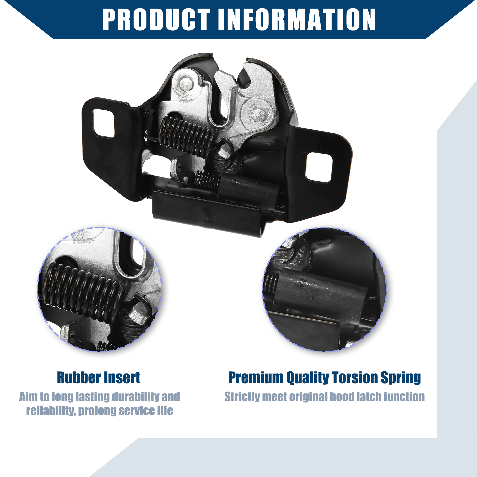 Unique Bargains Hood Latch Lock for Dodge for Ram 1500 2002-2008 for Chrysler PT Cruiser
