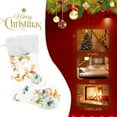 thumbnail image 3 of SKYSONIC Watercolor Flower Pumpkin Christmas Stockings Personalized Large Christmas Stocking Cute Snowflake Stockings 18 Inch Xmas Stocking for Xmas Decorations Xmas Gifts, 3 of 7