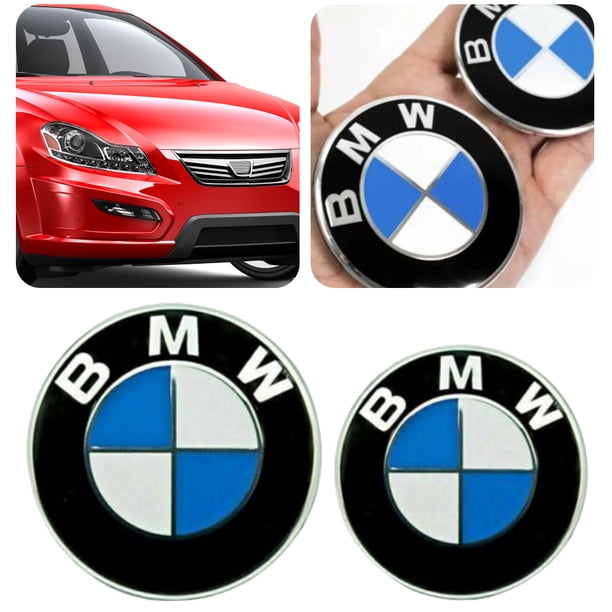 Emblema para Maletero Símbolo 2 Uds 82MM 74MM Ndcxsfigh