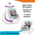 thumbnail image 6 of Baby Einstein Ocean Explorers Kick to It 4-in-1 Musical Swing & Rocker, with Removable Piano, 0+ Months, 6 of 12