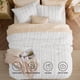 thumbnail image 5 of Juego de edredón Bedsure Tufted Boho, tamaño completo, blanco brillante, 3 unidades, 5 of 8