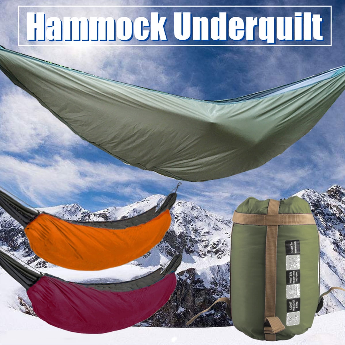 Hammock Underquilt Sleeping Winter Warm Under Quilt ...