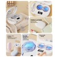 thumbnail image 2 of Ultrasonic Contact Eye Cleaning Case Rechargeable Portable Lens Washer Kit with Tools 360° Cleaning USB Charging, 2 of 6