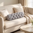 thumbnail image 3 of Orangide Knot Pillow Long Lumbar Cushion, Soft Cozy Knotted Decorative Throw Pillow for Sofa Bedroom, Boho Style Back Support Cushion for Homestay Living Room, 3 of 6