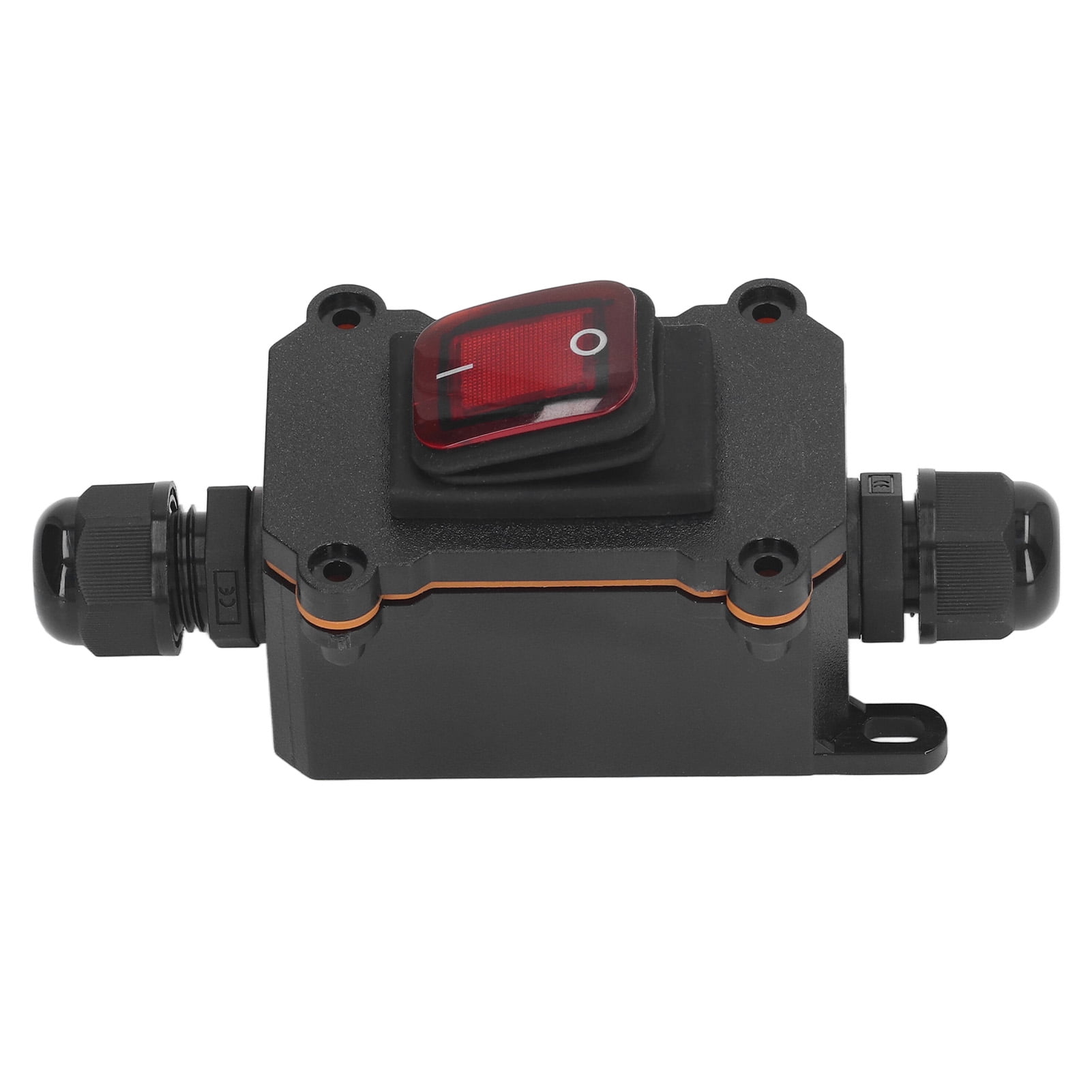 On Off Outdoor Toggle Switch, Flame Retardant PA66 PC 25A Inline Cord