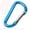 D, variant on Carabiner 8cm Aluminum D Shaped Carabiner Large Aluminum Alloy External Hook Backpack Buckle Quick Draw Buckle Connection Ring