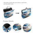 thumbnail image 3 of Seagull Stylish Men's Wallet with Coin Pocket – 0.7 Microfiber Zinc Alloy Jaws, 4.3x4.7 in/11x12 cm – Durable and Convenient, 3 of 7