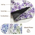 thumbnail image 6 of Purple Weeping Flowers Round Area Rug 4Ft Washable Circle Rugs for Bedroom Dining Room, Spring Floral Elegant Pastoral Non-Slip Carpet Floor Mats Indoor Outdoor Carpet Runner Aesthetic Home Decor, 6 of 8
