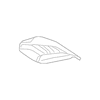 Genuine OE Mercedes-Benz Cushion Cover - 17791020023D57