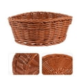 thumbnail image 2 of Shisuyan 1Pc Natural Weaving Rattan Basket Home Tabletop Basket Snack Food Container, 2 of 8