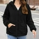 thumbnail image 1 of Chaquetas y abrigos casuales de manga larga con capucha para mujer, con capucha, de un solo pecho, de manga larga, de color liso, de felpa de doble cara, chaqueta casual de manga larga con capucha, su, 1 of 6