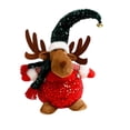 thumbnail image 4 of Muñeca navideña Strade Fareast Limited figura de regalo adorno de peluche Alce 28 cm x 20 cm x 15 cm, 4 of 8