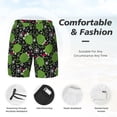 thumbnail image 3 of Daiia Frogs And Santa Hat Mens Swim Trunks Swim Shorts Quick Dry Swim Shorts with Mesh Lining Pockets-Large, 3 of 9