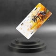 thumbnail image 6 of Bee on Sunflower Funny Personalized License Plate Rust-proof Stainless Steel Metal License Plate Suitable For Men And Women 12.2" x 6.2", 6 of 7