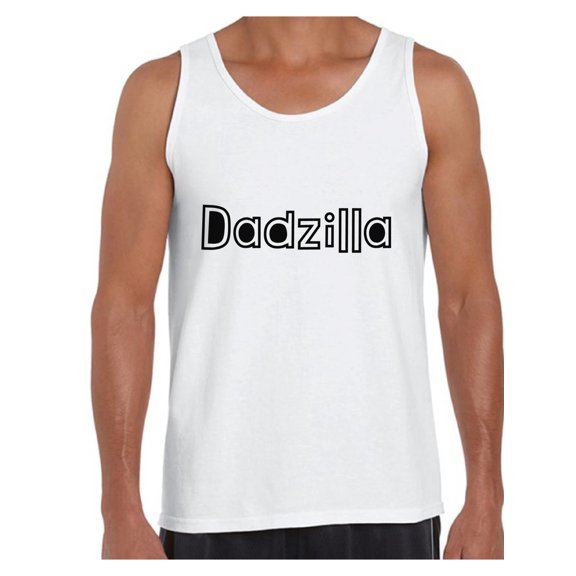 Awkward Styles Men's Dadzilla Dad's Graphic Tank Tops Father's Day Cool Gift for Dad